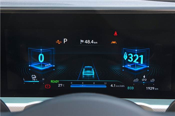 Hyundai Creta Electric instrument cluster